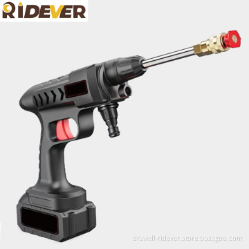 Ridever Car Washer High Speed 21V 20000MA 14 Plunger Pump Foampot Mini Portable Car Washer